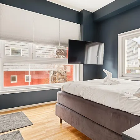 Dinbnb I 78sqm For The Family I Balcony & Near The Sea 베르겐